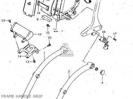 FRAME HANDLE GRIP - VS1400GLP 1999 (X) (E02 E04 E17 E22 E24 E34)