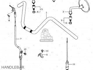 HANDLEBAR - VS1400GLP 1999 (X) (E02 E04 E17 E22 E24 E34)