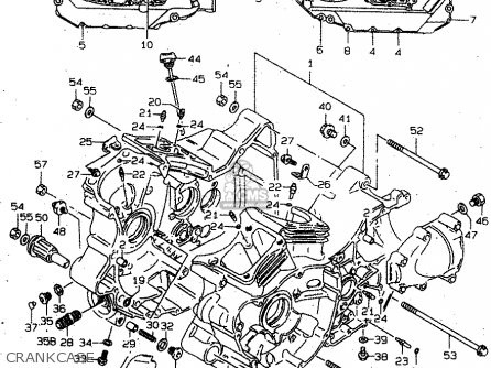 CRANKCASE - VS1400GLP 1999 (X) (E02 E04 E17 E22 E24 E34)