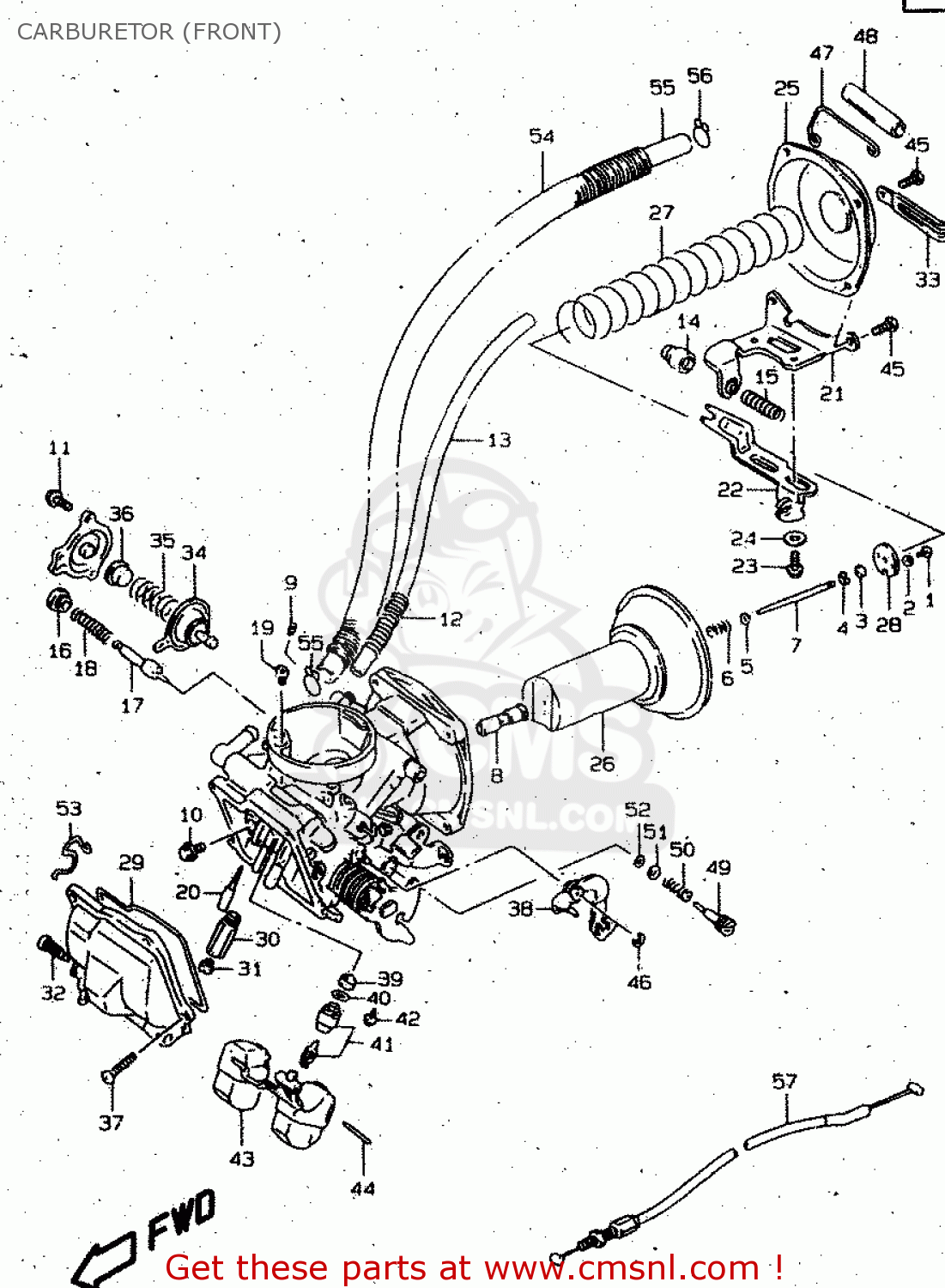 CARBURETOR (FRONT) VS1400GLP 2000 (Y)