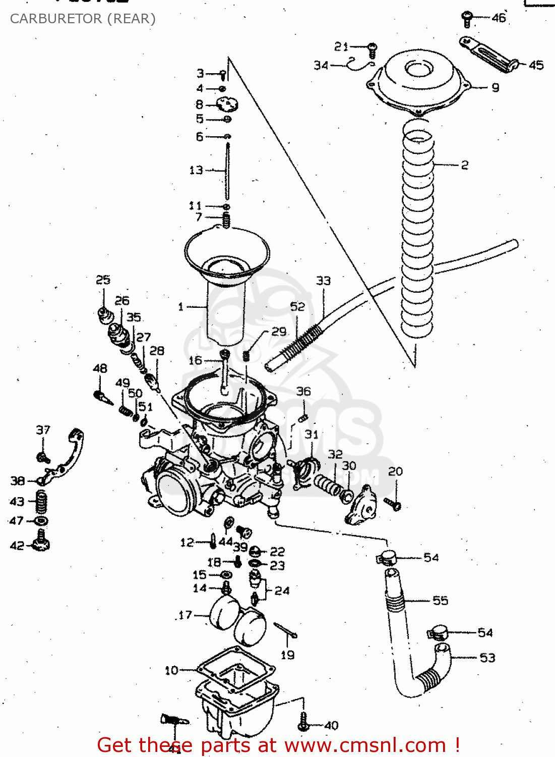 CARBURETOR (REAR) VS1400GLP 2000 (Y)