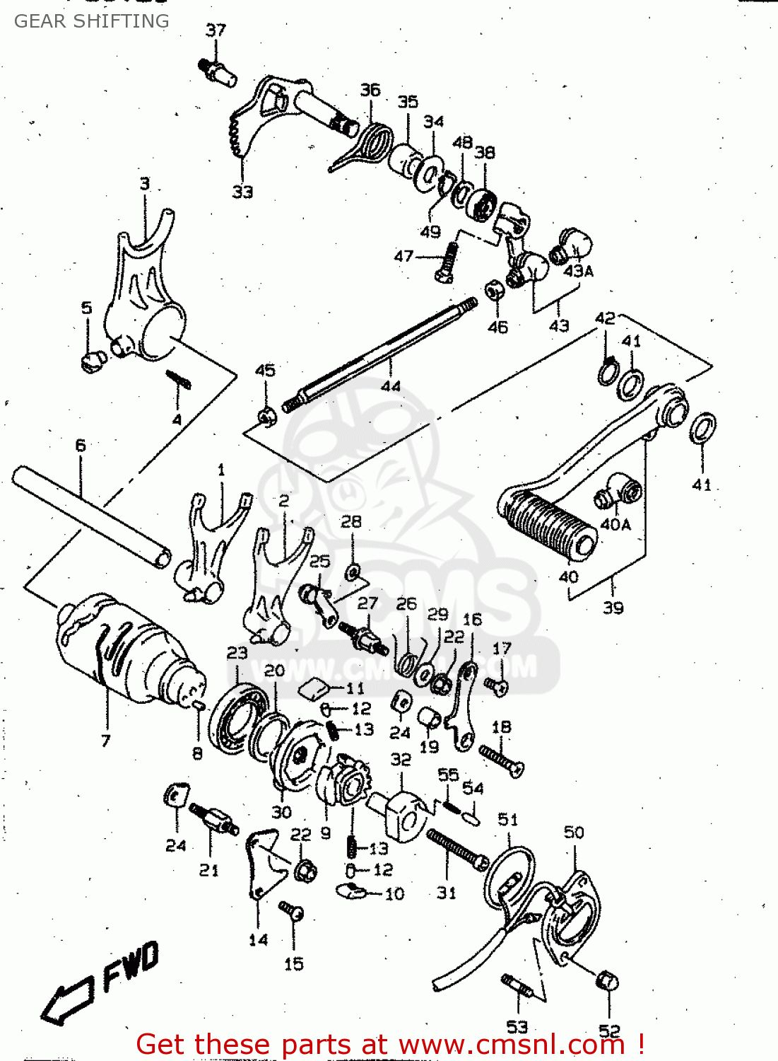 GEAR SHIFTING VS1400GLP 2000 (Y)