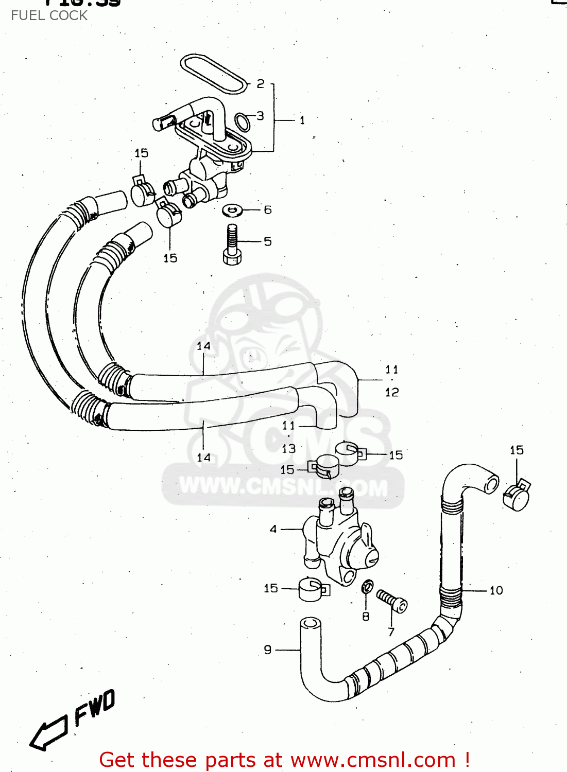 FUEL COCK VS1400GLP 2000 (Y)