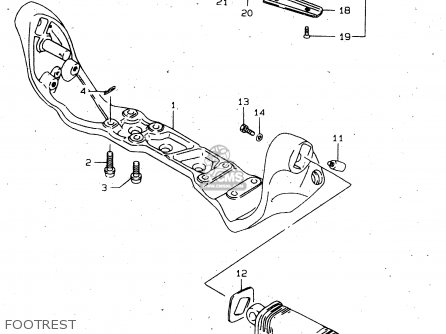 FOOTREST - VS1400GLP 2000 (Y)