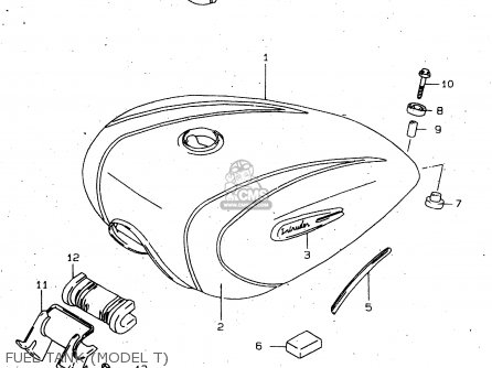FUEL TANK (MODEL T) - VS1400GLP 2000 (Y)