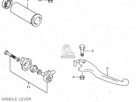 HANDLE LEVER - VS1400GLP 2000 (Y)