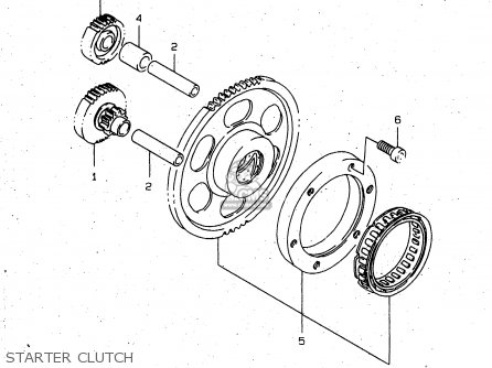 STARTER CLUTCH - VS1400GLP 2000 (Y)