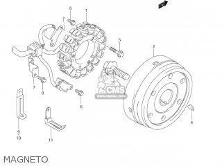 MAGNETO - VS1400GLP BOULEVARD S83 2005 (K5) CALIFORNIA (E33)