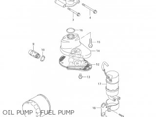OIL PUMP - FUEL PUMP - VS1400GLP BOULEVARD S83 2005 (K5) CALIFORNIA (E33)