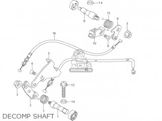 DECOMP SHAFT - VS1400GLP BOULEVARD S83 2006 (K6) CALIFORNIA (E33)
