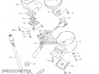 SPEEDOMETER - VS1400GLP BOULEVARD S83 2006 (K6) CALIFORNIA (E33)