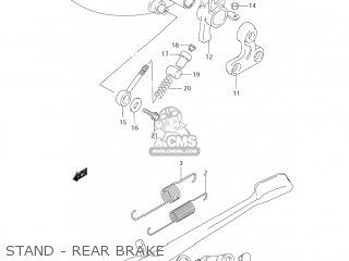 STAND - REAR BRAKE - VS1400GLP BOULEVARD S83 2006 (K6) CALIFORNIA (E33)