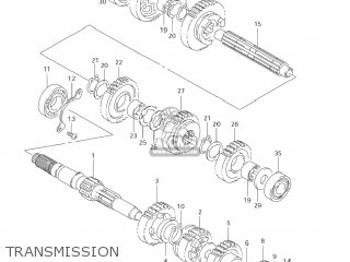 TRANSMISSION - VS1400GLP BOULEVARD S83 2006 (K6) CALIFORNIA (E33)