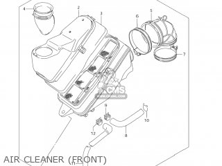 AIR CLEANER (FRONT) - VS1400GLP BOULEVARD S83 2007 (K7) CALIFORNIA (E33)