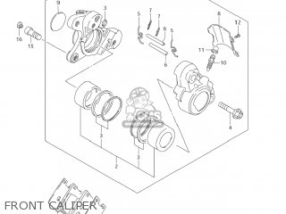 FRONT CALIPER - VS1400GLP BOULEVARD S83 2007 (K7) CALIFORNIA (E33)