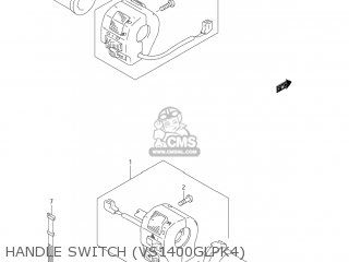 HANDLE SWITCH (VS1400GLPK4) - VS1400GLP BOULEVARD S83 2007 (K7) CALIFORNIA (E33)