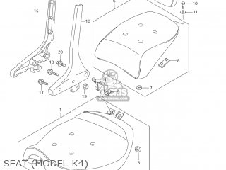 SEAT (MODEL K4) - VS1400GLP BOULEVARD S83 2007 (K7) CALIFORNIA (E33)