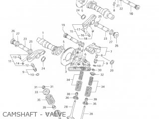 CAMSHAFT - VALVE - VS1400GLP BOULEVARD S83 2008 (K8) CALIFORNIA (E33)