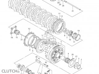 CLUTCH - VS1400GLP BOULEVARD S83 2008 (K8) CALIFORNIA (E33)