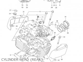 CYLINDER HEAD (REAR) - VS1400GLP BOULEVARD S83 2008 (K8) CALIFORNIA (E33)
