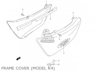 FRAME COVER (MODEL K4) - VS1400GLP BOULEVARD S83 2008 (K8) CALIFORNIA (E33)