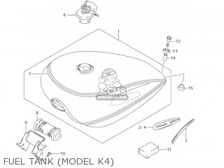 FUEL TANK (MODEL K4) - VS1400GLP BOULEVARD S83 2008 (K8) CALIFORNIA (E33)