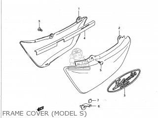 FRAME COVER (MODEL S) - VS1400GLP INTRUDER 1988 (J) USA (E03)
