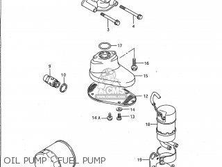 OIL PUMP - FUEL PUMP - VS1400GLP INTRUDER 1988 (J) USA (E03)