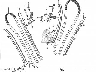 CAM CHAIN - VS1400GLP INTRUDER 1989 (K) USA (E03)