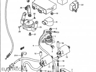 ELECTRICAL - VS1400GLP INTRUDER 1989 (K) USA (E03)