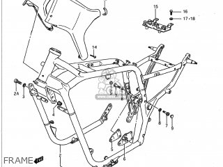 FRAME - VS1400GLP INTRUDER 1989 (K) USA (E03)