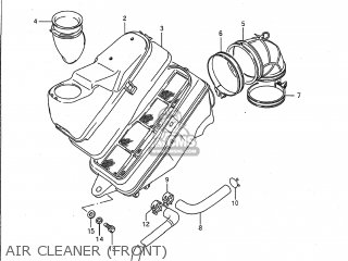 AIR CLEANER (FRONT) - VS1400GLP INTRUDER 1990 (L) USA (E03)