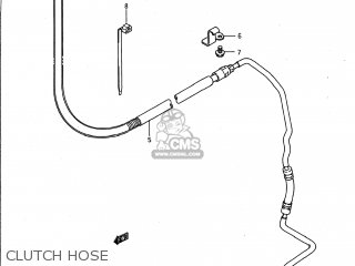 CLUTCH HOSE - VS1400GLP INTRUDER 1990 (L) USA (E03)