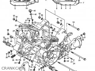 CRANKCASE - VS1400GLP INTRUDER 1990 (L) USA (E03)