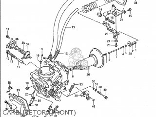 CARBURETOR (FRONT) - VS1400GLP INTRUDER 1991 (M) USA (E03)