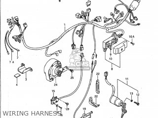 WIRING HARNESS - VS1400GLP INTRUDER 1991 (M) USA (E03)