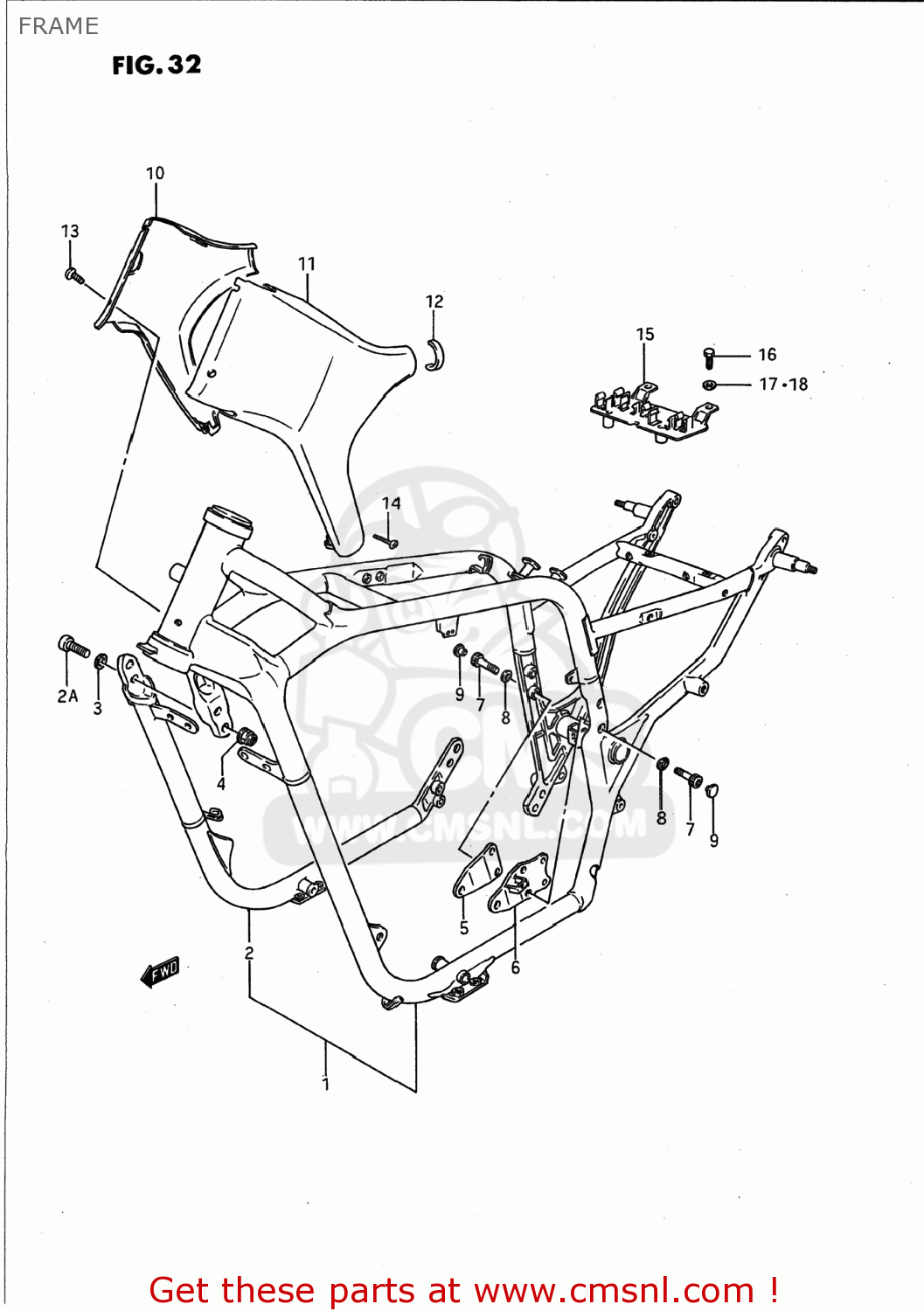 FRAME VS1400GLP INTRUDER 1992 (N) USA (E03)