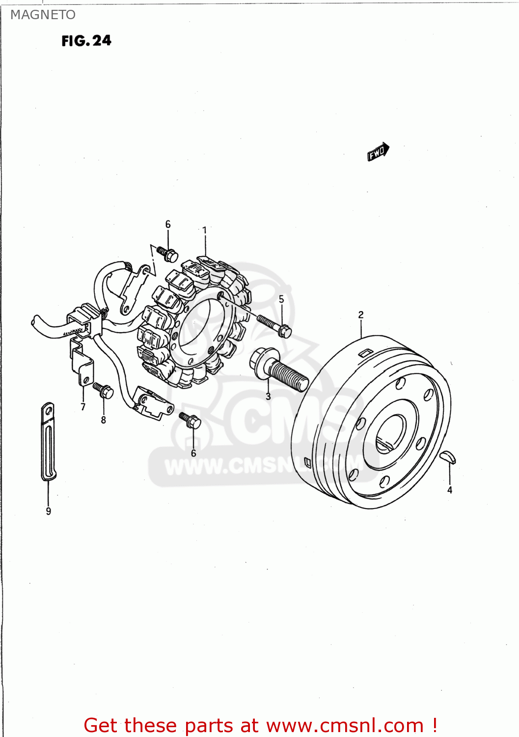 MAGNETO VS1400GLP INTRUDER 1992 (N) USA (E03)