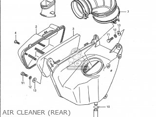 AIR CLEANER (REAR) - VS1400GLP INTRUDER 1992 (N) USA (E03)