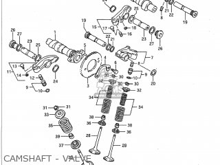 CAMSHAFT - VALVE - VS1400GLP INTRUDER 1992 (N) USA (E03)