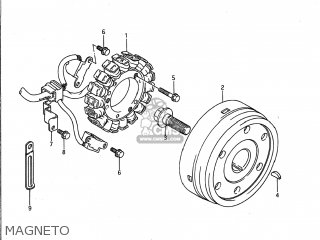MAGNETO - VS1400GLP INTRUDER 1992 (N) USA (E03)