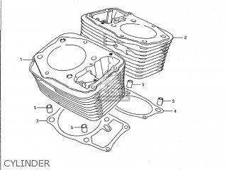 CYLINDER - VS1400GLP INTRUDER 1995 (S) USA (E03)