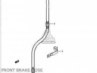 FRONT BRAKE HOSE - VS1400GLP INTRUDER 1995 (S) USA (E03)