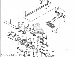 GEAR SHIFTING - VS1400GLP INTRUDER 1995 (S) USA (E03)