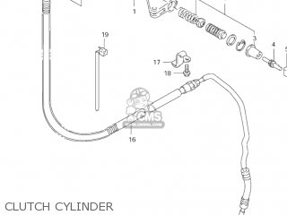 CLUTCH CYLINDER - VS1400GLP INTRUDER 1996 (T) USA (E03)