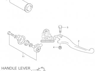 HANDLE LEVER - VS1400GLP INTRUDER 1996 (T) USA (E03)