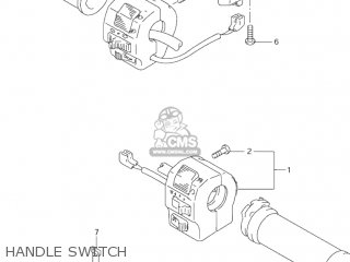 HANDLE SWITCH - VS1400GLP INTRUDER 1996 (T) USA (E03)