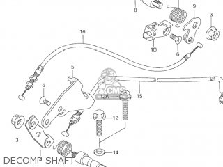 DECOMP SHAFT - VS1400GLP INTRUDER 1997 (V) USA (E03)
