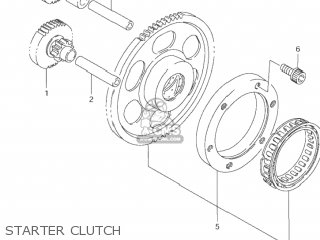 STARTER CLUTCH - VS1400GLP INTRUDER 1997 (V) USA (E03)