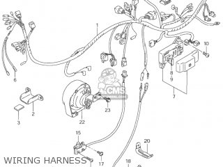 WIRING HARNESS - VS1400GLP INTRUDER 1997 (V) USA (E03)